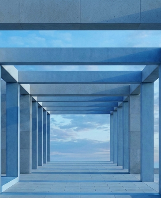 Advisors solutions What Makes Xcelsior Different section - abstract architectural image